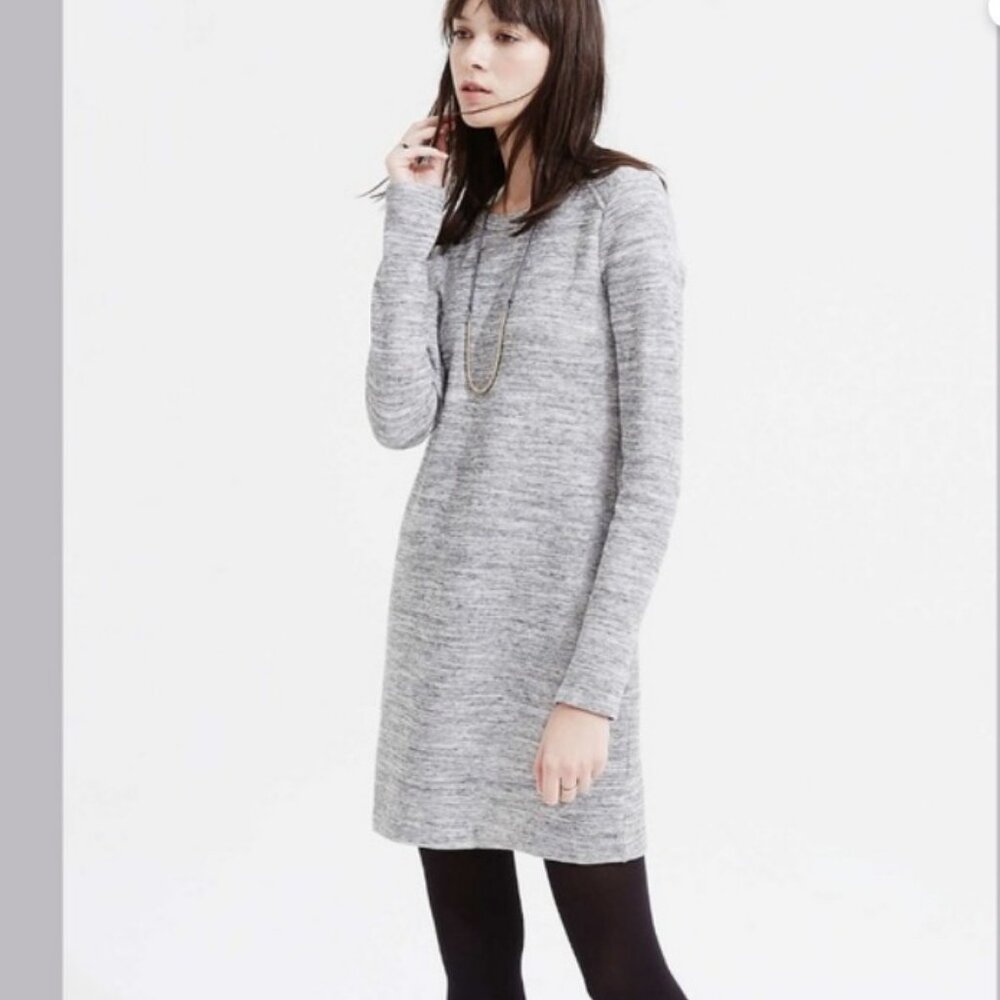 Lou & Grey Spacedye Sweatshirt Dress Gray Size Small #0711